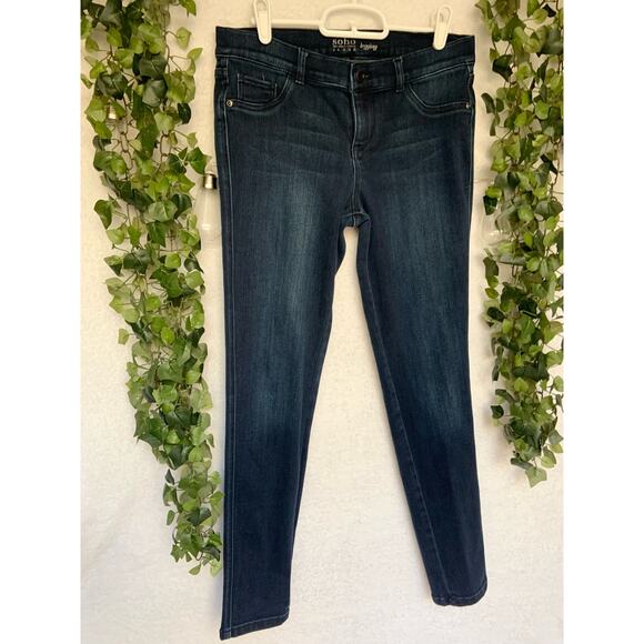 New York & Company Soho Low rise Skinny Denim leggings Jeans Women's 4 - Picture 4 of 11